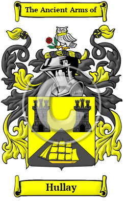 Hullay Family Crest/Coat of Arms