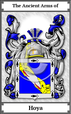 Hoya Family Crest Download (JPG)  Book Plated - 150 DPI