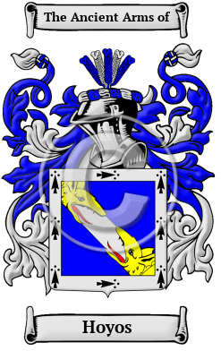 Hoyos Family Crest Download (JPG) Heritage Series - 600 DPI