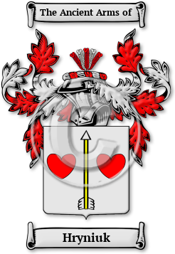 Hryniuk Family Crest Download (JPG) Legacy Series - 600 DPI