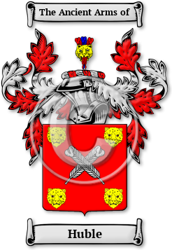 Huble Family Crest Download (jpg) Legacy Series - 150 DPI