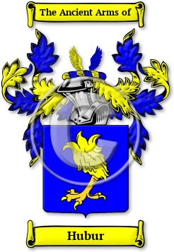 Hubur Family Crest Download (jpg) Legacy Series - 150 DPI