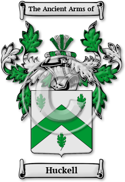 Huckell Family Crest Download (jpg) Legacy Series - 150 DPI