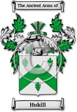 Hukill Family Crest Download (JPG) Legacy Series - 600 DPI