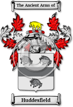 Huddesfield Family Crest Download (jpg) Legacy Series - 150 DPI