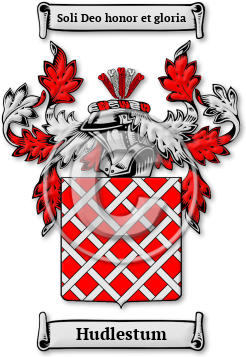 Hudlestum Family Crest Download (JPG) Legacy Series - 600 DPI
