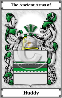 Huddy Family Crest Download (JPG)  Book Plated - 150 DPI