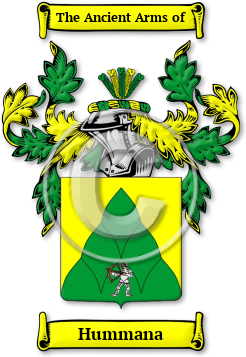 Hummana Family Crest Download (JPG) Legacy Series - 600 DPI