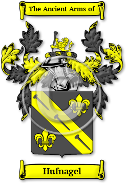 Hufnagel Family Crest Download (jpg) Legacy Series - 150 DPI