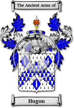 Hugon Family Crest Download (jpg) Legacy Series - 150 DPI