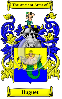 Huguet Family Crest Download (JPG) Heritage Series - 300 DPI