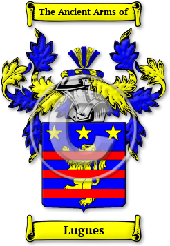 Lugues Family Crest Download (jpg) Legacy Series - 150 DPI