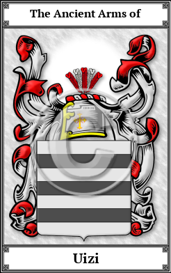 Uizi Family Crest Download (JPG) Book Plated - 600 DPI