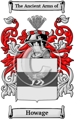 Howage Family Crest Download (JPG) Heritage Series - 300 DPI