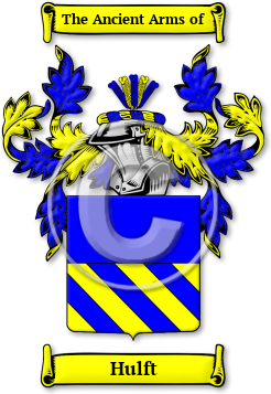 Hulft Family Crest Download (jpg) Legacy Series - 150 DPI