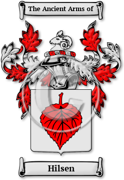 Hilsen Family Crest Download (jpg) Legacy Series - 150 DPI