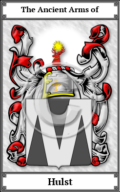 Hulst Family Crest Download (JPG)  Book Plated - 150 DPI