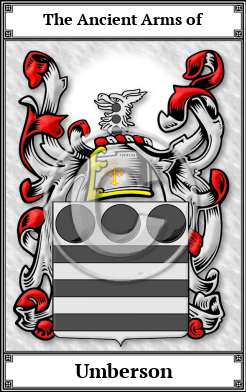 Umberson Family Crest Download (JPG) Book Plated - 600 DPI