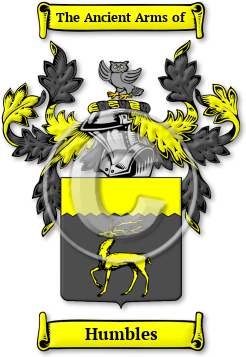 Humbles Family Crest Download (jpg) Legacy Series - 150 DPI