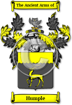 Humple Family Crest Download (jpg) Legacy Series - 150 DPI