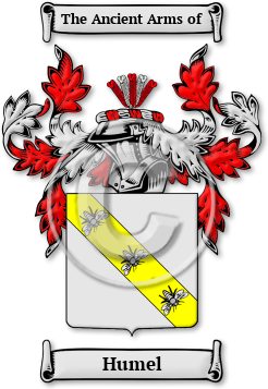 Humel Family Crest Download (jpg) Legacy Series - 150 DPI