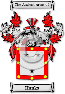 Hunks Family Crest Download (JPG) Legacy Series - 600 DPI