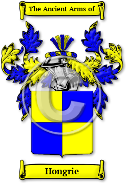 Hongrie Family Crest Download (jpg) Legacy Series - 150 DPI