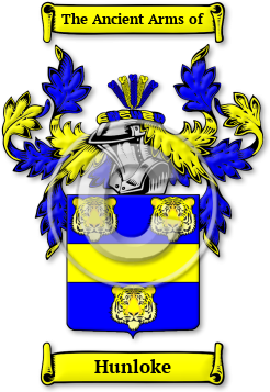 Hunloke Family Crest Download (jpg) Legacy Series - 150 DPI