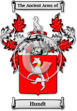 Hundt Family Crest Download (jpg) Legacy Series - 150 DPI