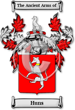 Huns Family Crest Download (JPG) Legacy Series - 300 DPI