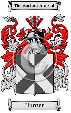 Hunter Family Crest/Coat of Arms