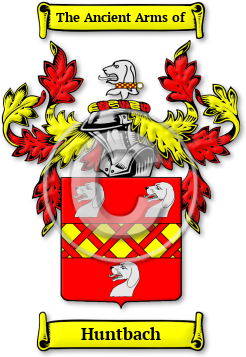 Huntbach Family Crest Download (jpg) Legacy Series - 150 DPI