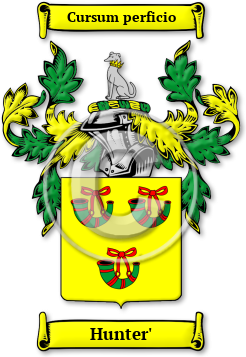 Hunter' Family Crest Download (jpg) Legacy Series - 150 DPI