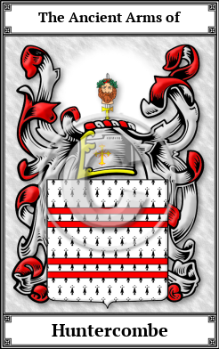Huntercombe Family Crest Download (JPG)  Book Plated - 150 DPI