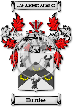 Huntlee Family Crest Download (jpg) Legacy Series - 150 DPI