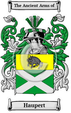 Haupert Family Crest Download (JPG) Heritage Series - 600 DPI