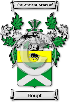 Houpt Family Crest Download (jpg) Legacy Series - 150 DPI