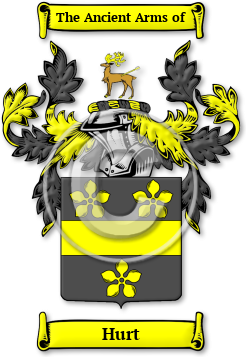 Hurt Family Crest Download (jpg) Legacy Series - 150 DPI