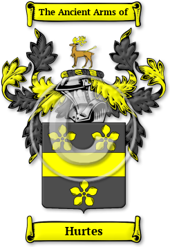 Hurtes Family Crest Download (JPG) Legacy Series - 600 DPI