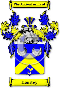 Heurtey Family Crest Download (JPG) Legacy Series - 600 DPI