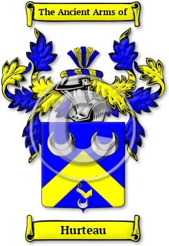 Hurteau Family Crest Download (JPG) Legacy Series - 600 DPI