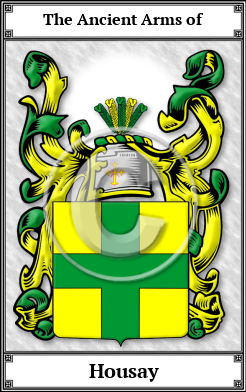 Housay Family Crest Download (JPG)  Book Plated - 150 DPI