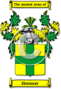 Houssay Family Crest Download (jpg) Legacy Series - 150 DPI