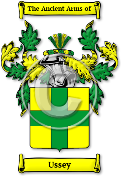 Ussey Family Crest Download (jpg) Legacy Series - 150 DPI