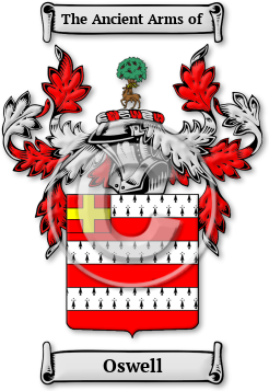 Oswell Family Crest Download (jpg) Legacy Series - 150 DPI