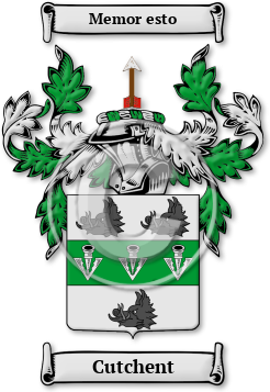 Cutchent Family Crest Download (jpg) Legacy Series - 150 DPI