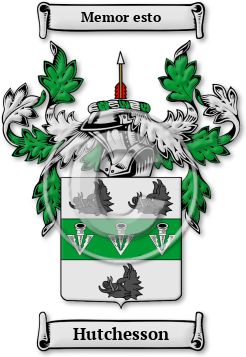 Hutchesson Family Crest Download (JPG) Legacy Series - 600 DPI
