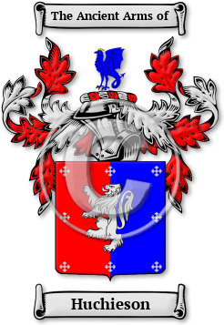 Huchieson Family Crest Download (jpg) Legacy Series - 150 DPI