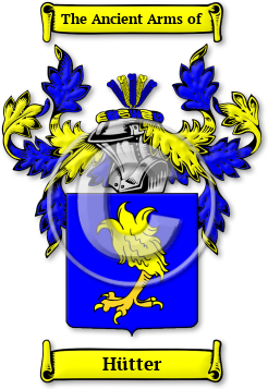 Hütter Family Crest Download (jpg) Legacy Series - 150 DPI