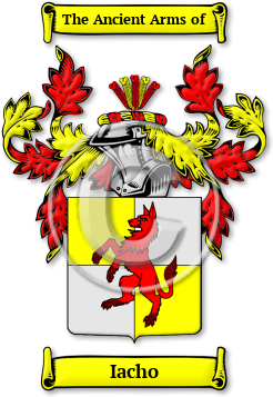 Iacho Family Crest Download (jpg) Legacy Series - 150 DPI